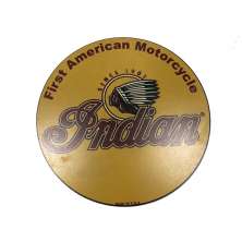 Placa Decorativa MDF 35x35 Personalizado Logo Indian Amarelo