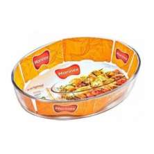Assadeira Oval De Vidro Marinex 2,4L