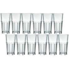 Conjunto 12 Copos Long Drink 340ml De Vidro Nadir Bristol Suco Refrigerante Bebidas