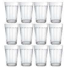Jogo 12 Copos Americanos 190ml Nadir Copo Lagoinha De Vidro Para Café Cerveja Água Suco