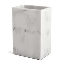 Copo Decorativo Marmorizado Branco