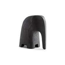 Escultura Elefante Preto 12 cm
