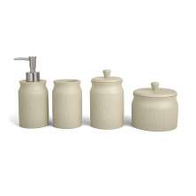 Kit para Banheiro Cimento Bege