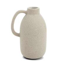 Minivaso Decorativo Alça 12x8 cm Cinza