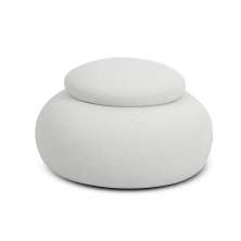 Pote Decorativo Redondo 7x12 cm Branco