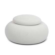 Pote Decorativo Redondo 8x16 cm Branco