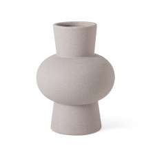 Vaso Decorativo Bola Cinza