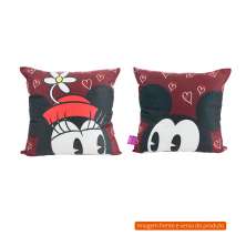Almofada Mickey e Minnie Vermelha