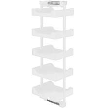 Coluna Deslizante Masutti Branca 5 Bandejas Embutir 33x48x15