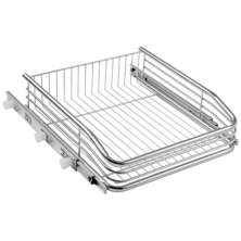 Gaveta Fruteira Aramada Deslizante Aço Inox Corrediça 470mm Cozinha Frutas Masutti