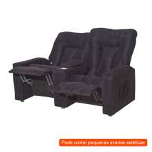 [OUTLET] Poltrona 2 Lugares Reclinável Jetti Marrom