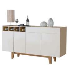 Buffet 4 Portas New York Mavaular Off/Damasco