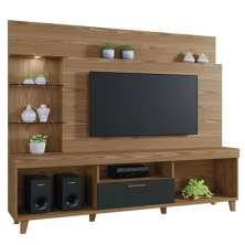 Home para TV até 65 Polegadas 1 Porta Veneza Mavaular Damasco Soft/Preto