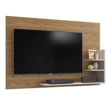 Painel para TV até 40 Polegadas 3 Prateleiras Exclusive Mavaular Damasco/Off