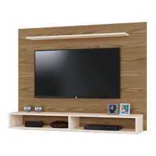 Painel para TV até 40 Polegadas Florença Mavaular Damasco Soft/Off White