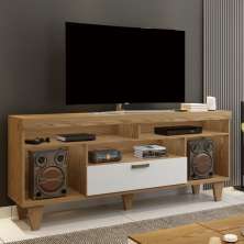 Rack Spazzio para TV até 65 Polegadas Mavaular  Damasco/Off