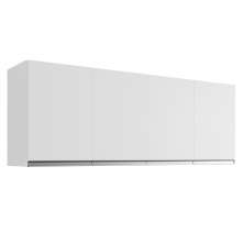 Armário Aéreo 4 Portas 160cm Madrid Branco - Montanaris Decor