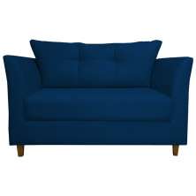 Namoradeira Isis Veludo Azul Marinho - Montanaris Decor