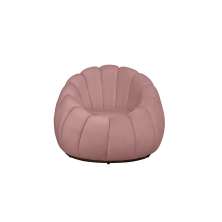 Poltrona Decorativa Concha Veludo Rosa - Montanaris Decor
