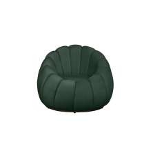 Poltrona Decorativa Concha Veludo Verde - Montanaris Decor