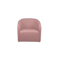 Poltrona Decorativa Lara Veludo Rosa - Montanaris Decor