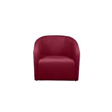 Poltrona Decorativa Lara Veludo Vermelho - Montanaris Decor