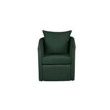Poltrona Decorativa Manuela Boucle Verde - Montanaris Decor