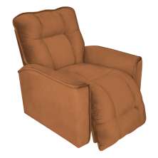 Poltrona do Papai Reclinável Manual Comfort Veludo Terracota - Montanaris Decor