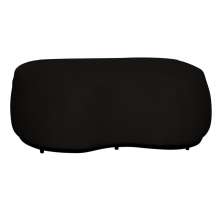 Puff Decorativo Beatriz Veludo Preto  - Montanaris Decor