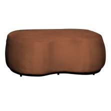 Puff Decorativo Beatriz Veludo Terracota  - Montanaris Decor