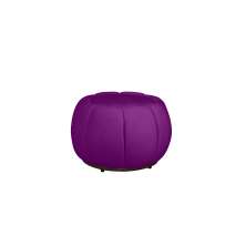 Puff Decorativo Concha Veludo Roxo - Montanaris Decor