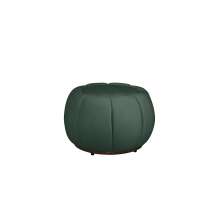 Puff Decorativo Concha Veludo Verde - Montanaris Decor