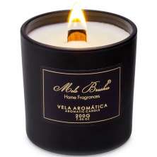 Vela Aromática Perfumada Mels Brushes 200g Orquidea Negra