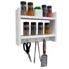 Porta Temperos para Cozinha 25 x 30cm Branco
