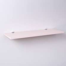 Prateleira Mdp Rosa Bebê 40x20cm Com Suporte Tucano