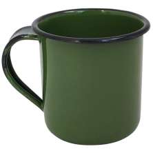 Caneca Xícara de 70ml Chá Café Esmaltadas Cozinha Verde Botâ