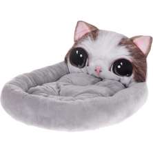 Cama Pet Digital Print Cachorros e Gatos 50x40cm Cinza Claro