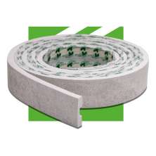 Eva Rodapé Acabamento Ripado Laminado 2,5m - Urban White-passa fio