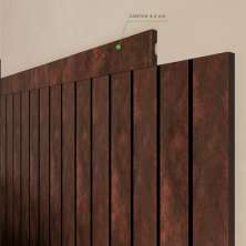 Eva Rodape Acabamento Painel Meu Rodapé 2,5m - Urban Corten-passa fio