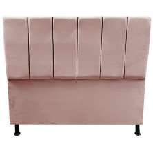 Cabeceira Giovana para Cama Box Casal 140 CM Suede Rose