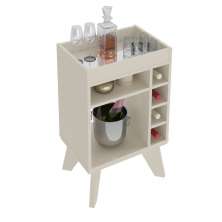 Aparador Adega Bar 4 Nichos 72X45 cm DRI 4103 Off White ARLY