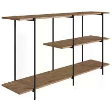 Aparador Para Sala De Jantar 27864 Linha Tube Vermont Preto Fosco Artesano