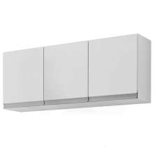 Armario Aereo 120 Cm 3 Portas Andreia Branco REAJL Moveis