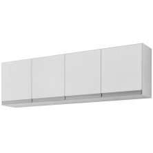 Armario Aereo 160 Cm 4 Portas Andreia Branco REAJL Moveis