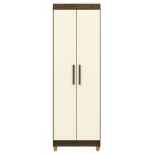 Armario Multiuso 2 Portas 60 cm LIN 10045 Imbuia Champanhe VLR