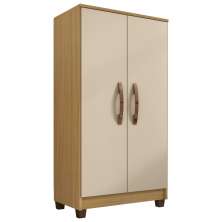 Armario Multiuso 2 Portas 6522 61 cm Carvalho Am Off White INCP