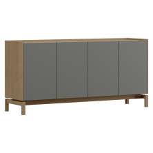 Balcao Buffet 4 Portas 1 Gaveta 165 cm 2155 Oak Ferrolack Milani Store