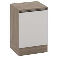Balcao Com Tampo 1 Porta 58 cm 12539 Etti Carvalho Oak Off White PLN