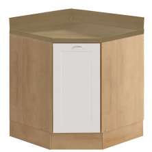 Balcao Obliquo Com Tampo 1 Porta 75 cm CD1015406 Branco Dtall