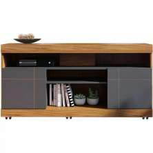 Bancada Rack Para TV 47 Polegadas Yara Noce Milano Preto CLB